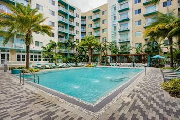 The sun: heated pool w/cabanas